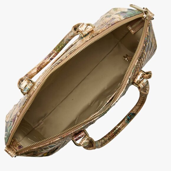 Brahmin Large Duxbury Satchel in Hill Garden Melbourne - Picture 3 of 16